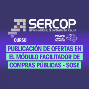 PUBLICACIÓN DE OFERTAS EN EL MÓDULO FACILITADOR DE COMPRAS PÚBLICAS - SOSE