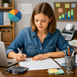 DOMINANDO UNA HOJA DE TRABAJO DE CONTABILIDAD