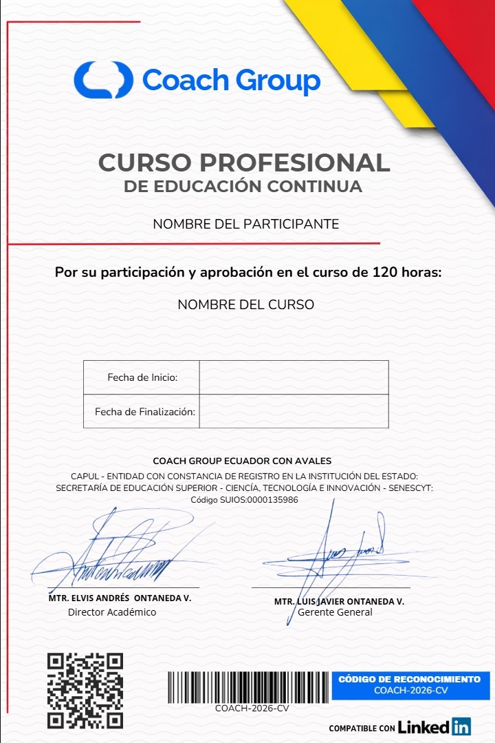 Certificado de 120 Horas