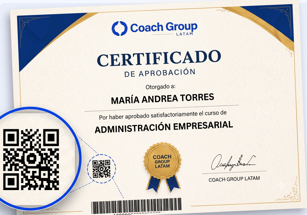 Certificado Oficial Coach Group